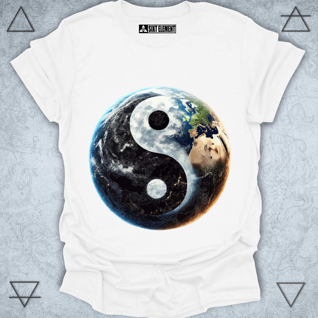 Earth Yin-Yang – Planet Harmony Premium Quality T-Shirt