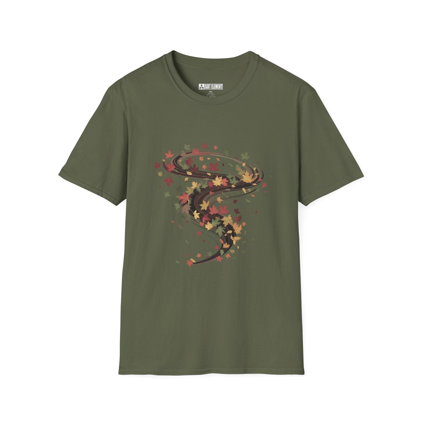 Autumn Leaves Twister Premium Quality T-Shirt