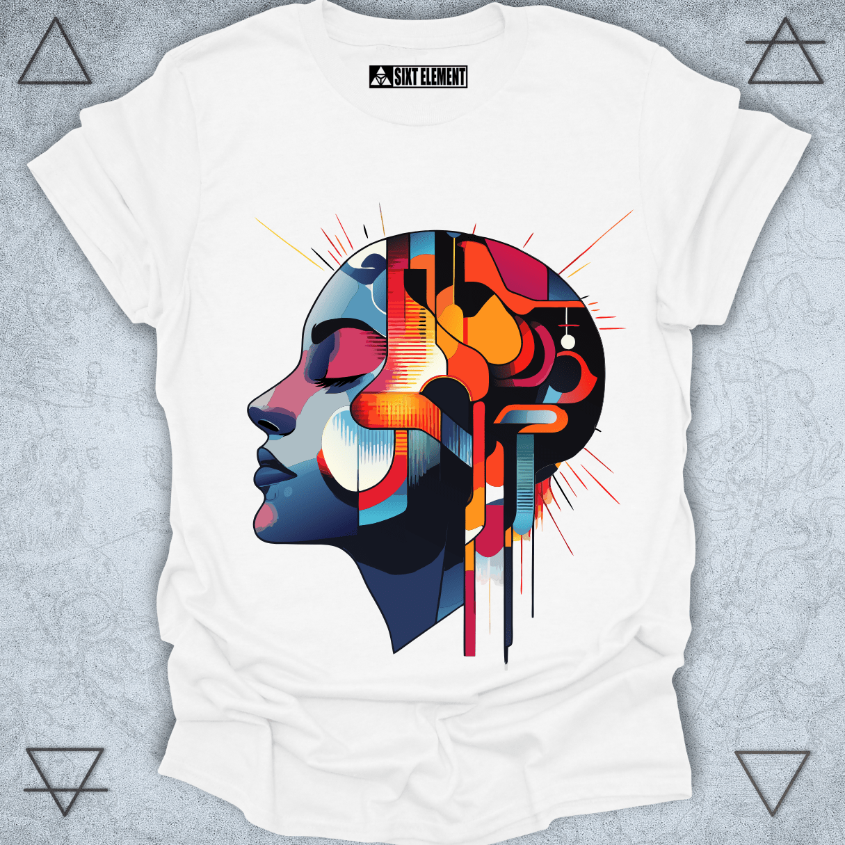 Awakening Mind – Abstract Consciousness Premium T-Shirt Design