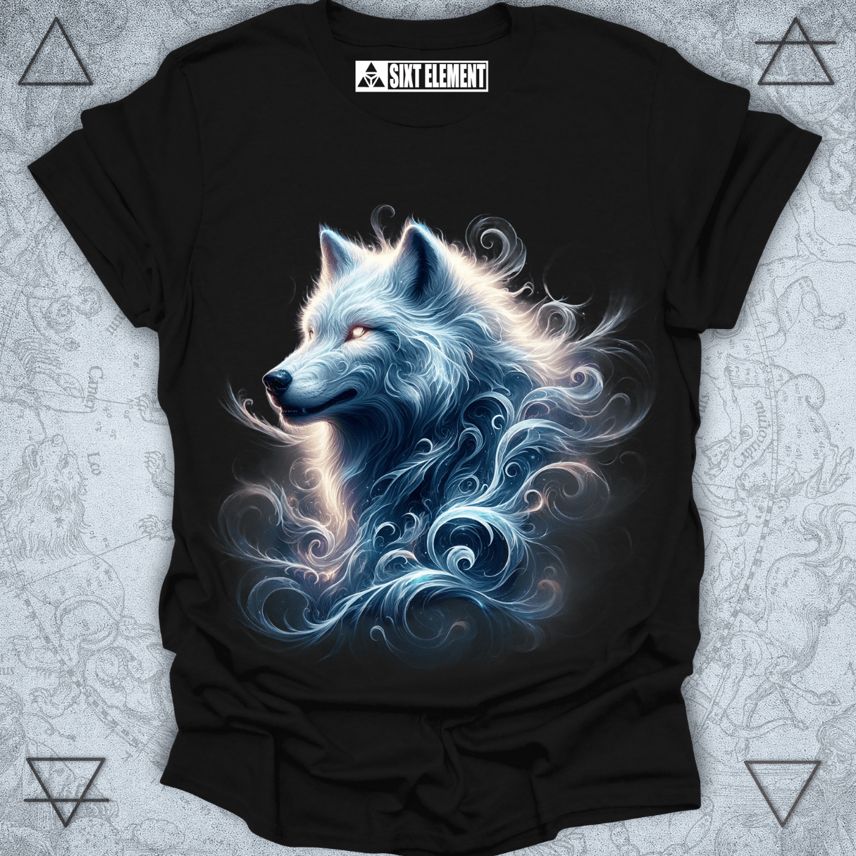 Mystic Wolf Spirit Premium Quality T-Shirt – Ethereal Guardian of the Wild