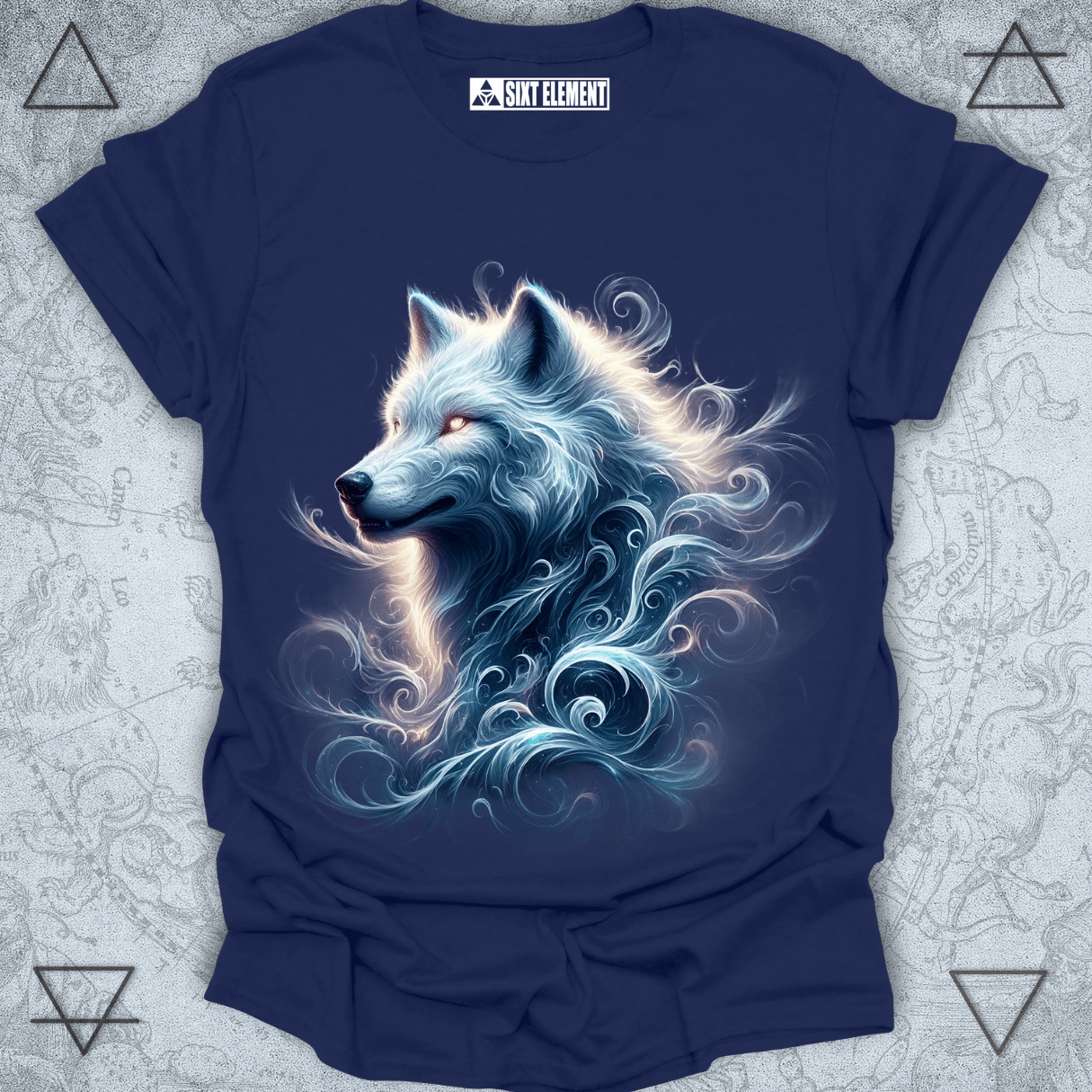 Mystic Wolf Spirit Premium Quality T-Shirt – Ethereal Guardian of the Wild