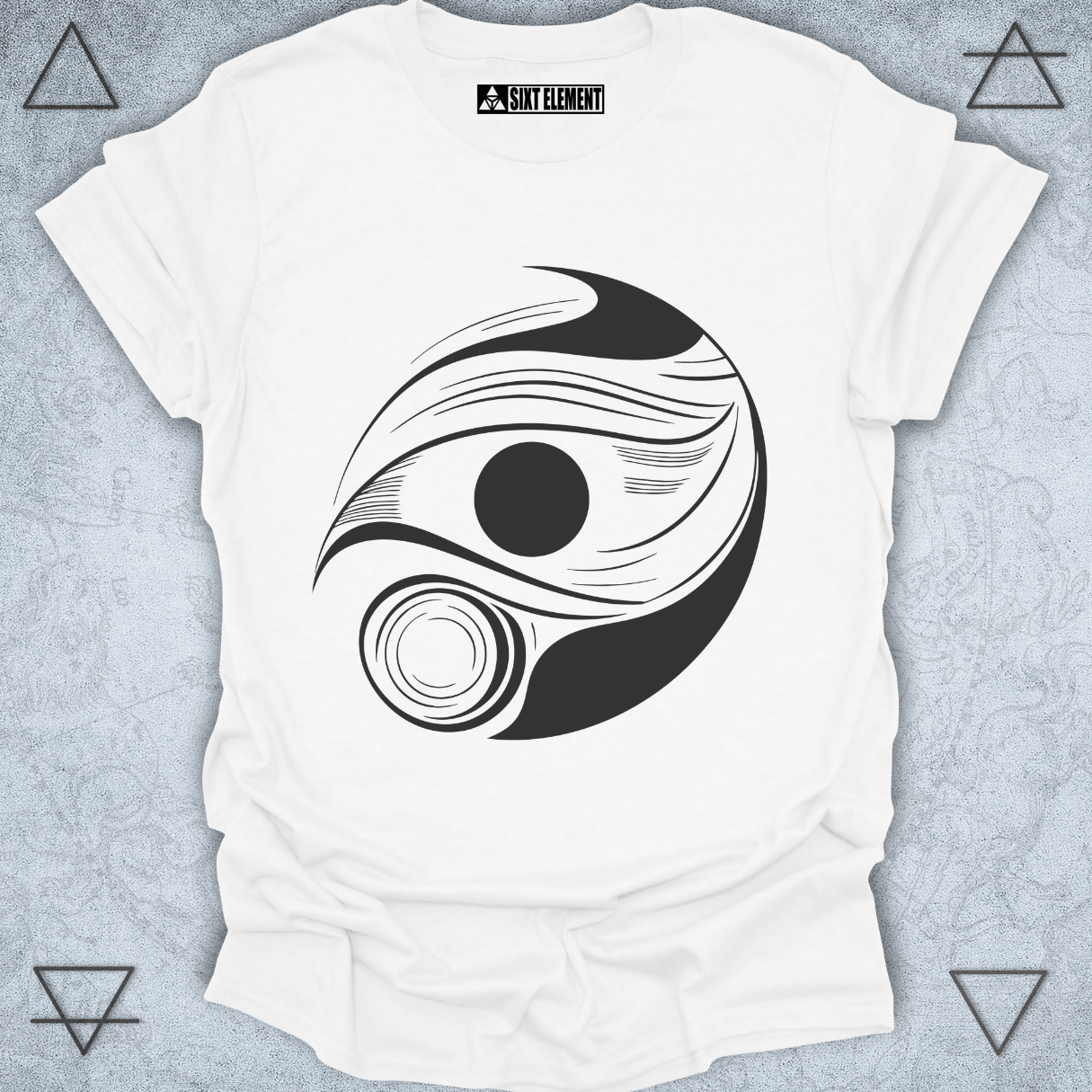 Mystic Open Eye – Abstract All-Seeing Symbol Premium Quality T-Shirt