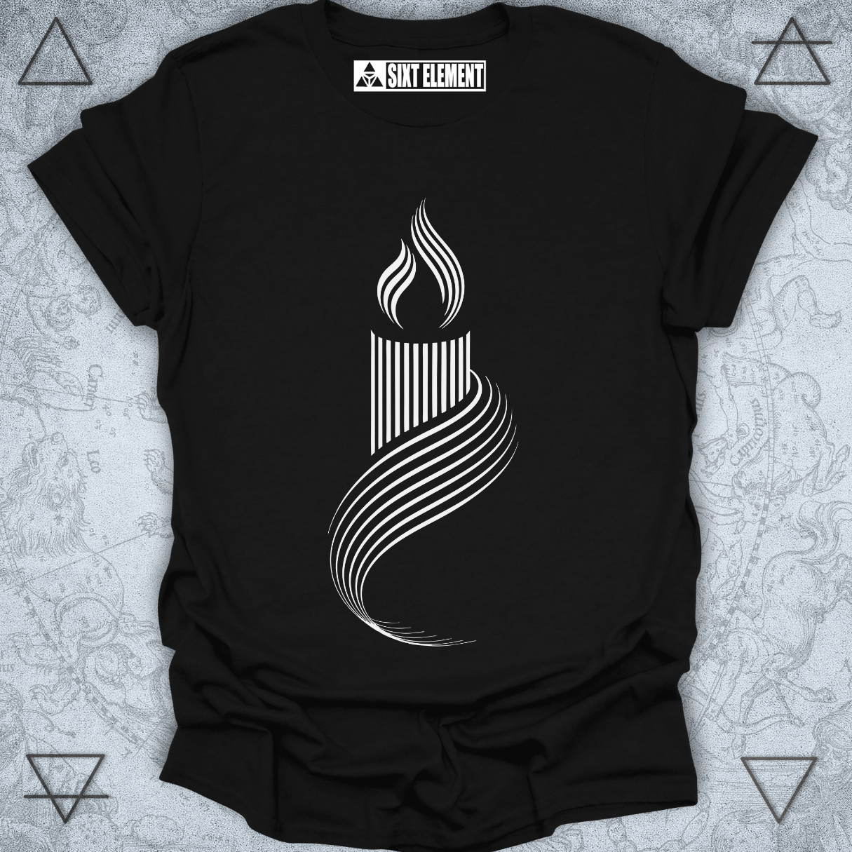 Serene Candle Flame – Minimalist Premium Quality T-Shirt