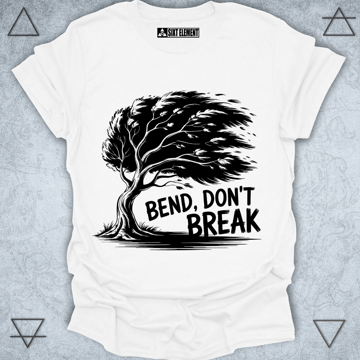 Bend Don't Break Windy Tree T-Shirt