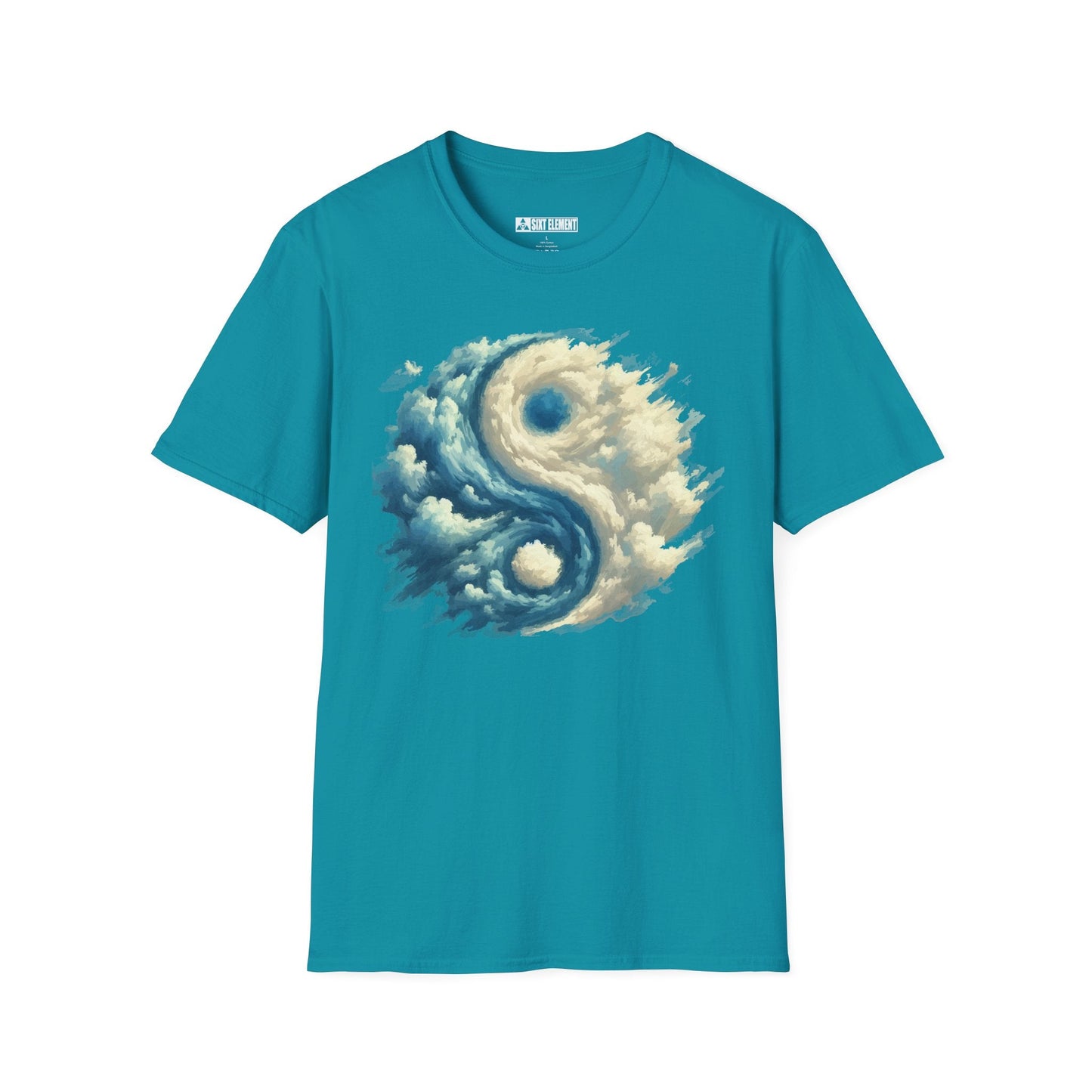 Clouds Yin-Yang Premium Quality T-Shirt Design