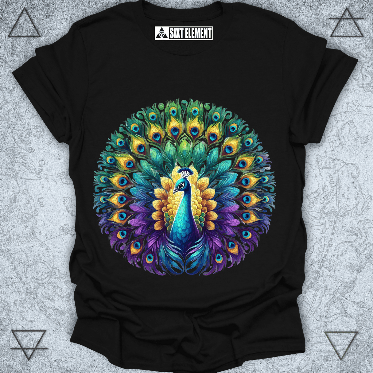 Peacock Majesty Premium Quality T-Shirt – Watercolor Beauty & Symbol of Confidence