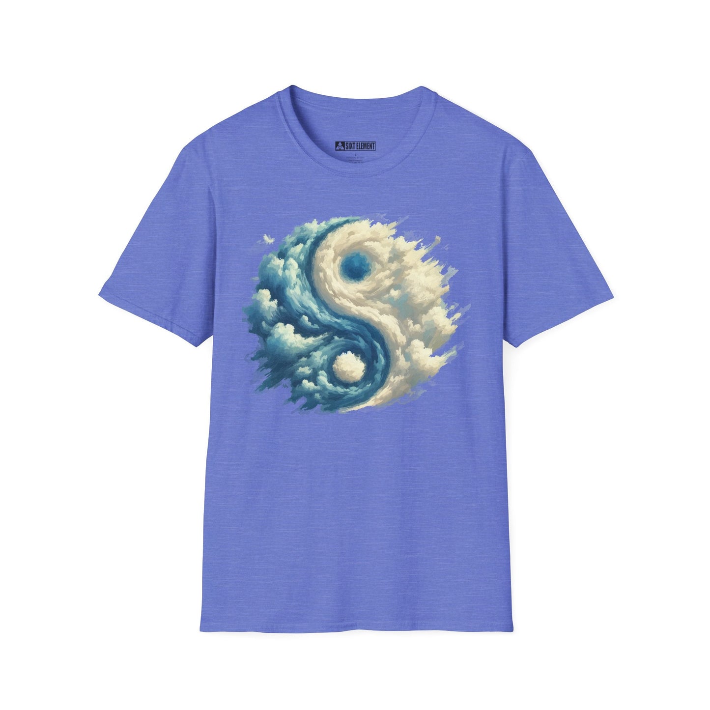 Clouds Yin-Yang Premium Quality T-Shirt Design