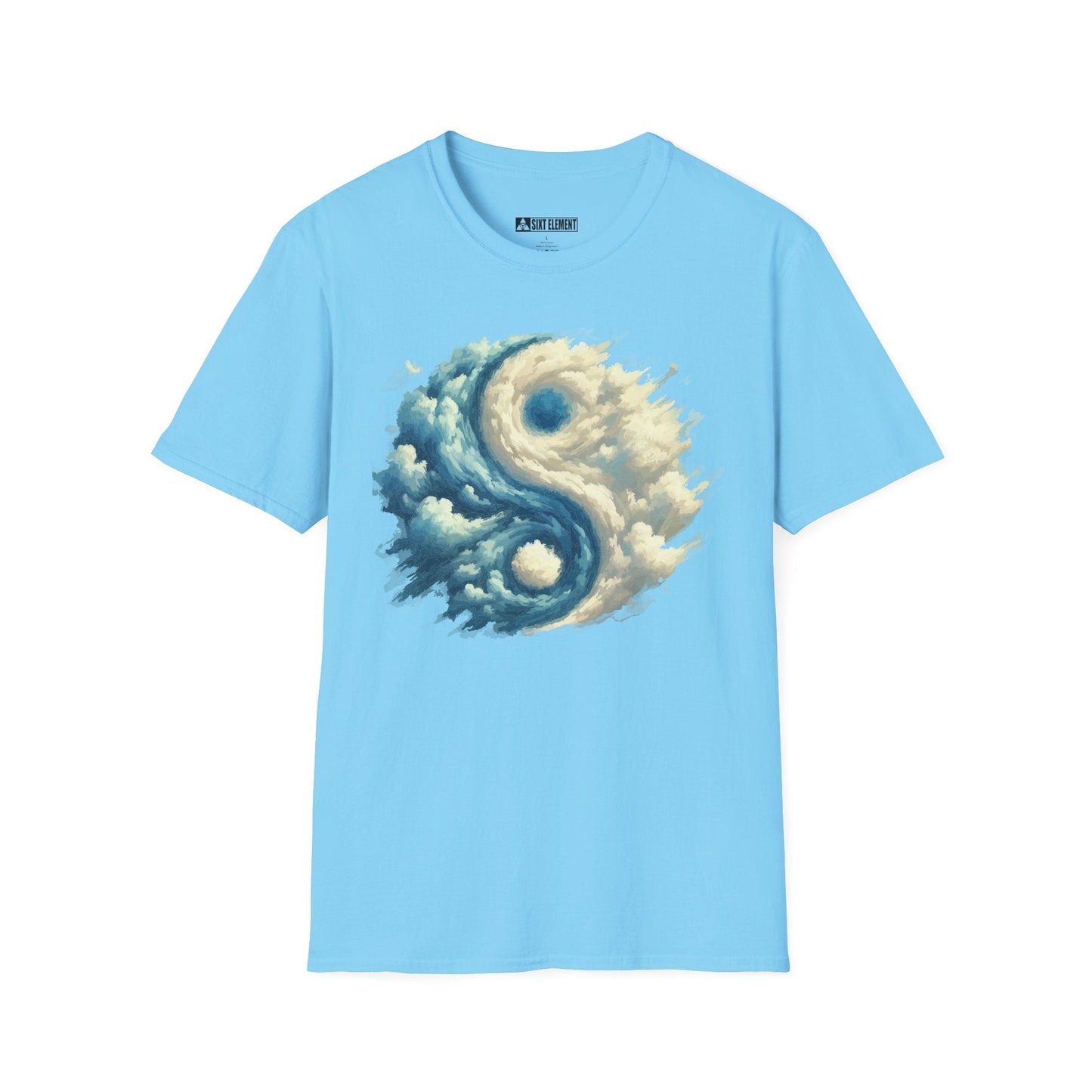 Clouds Yin-Yang Premium Quality T-Shirt Design