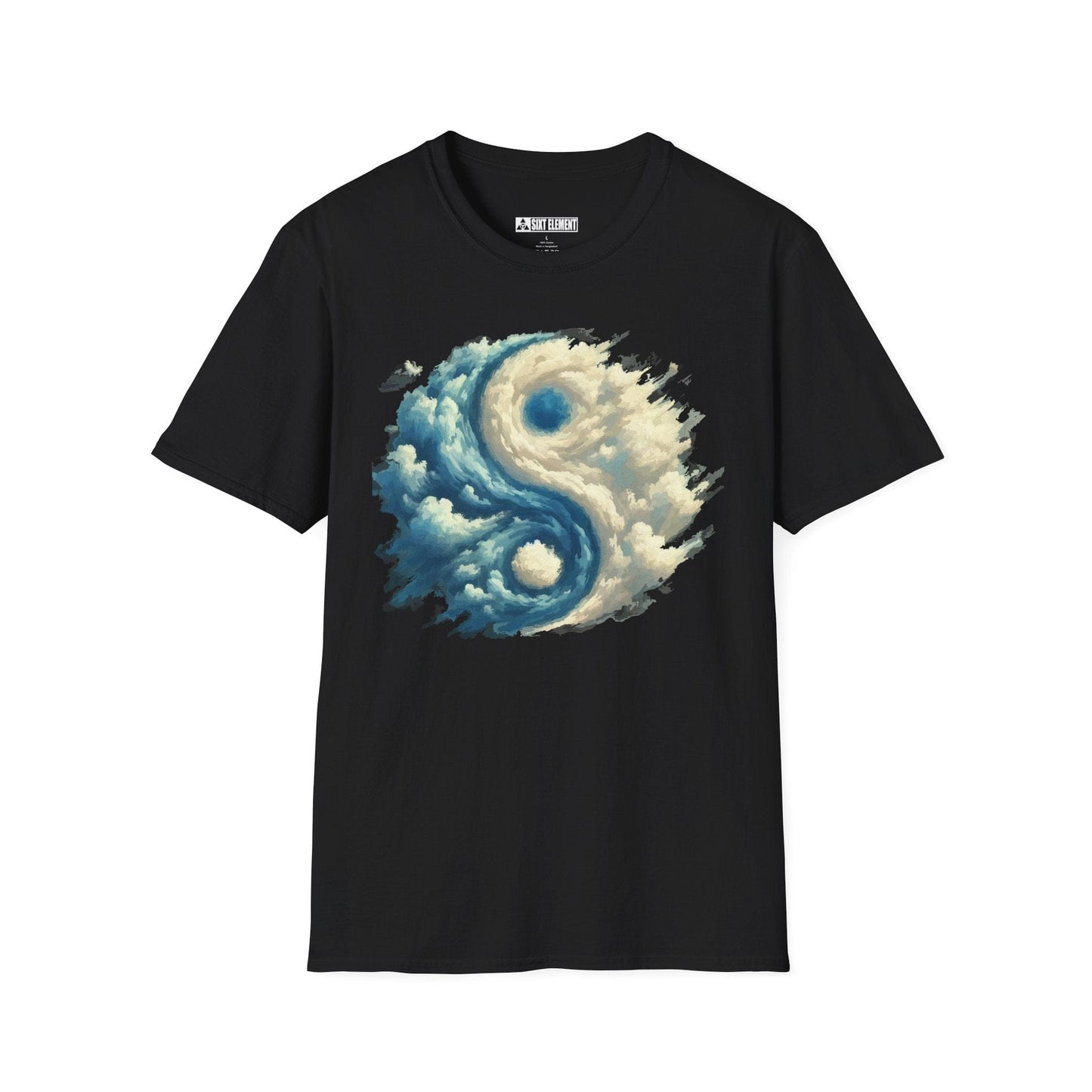 Clouds Yin-Yang Premium Quality T-Shirt Design