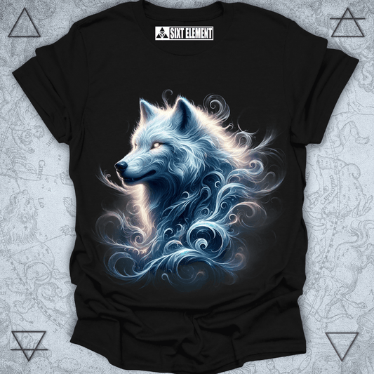 Mystic Wolf Spirit Premium Quality T-Shirt – Ethereal Guardian of the Wild