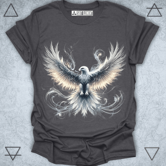 Celestial Ascent – Glowing Spirit Eagle Premium Quality T-Shirt