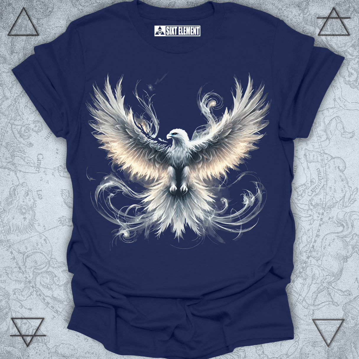 Celestial Ascent – Glowing Spirit Eagle Premium Quality T-Shirt