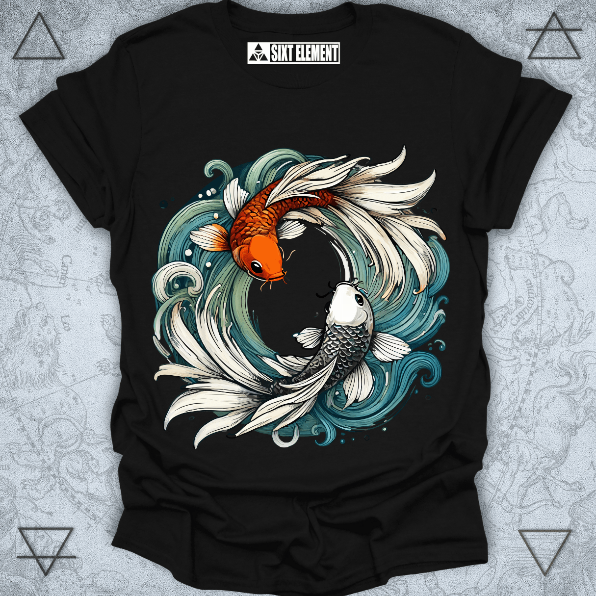 Koi Serenity – Yin Yang Fish Balance Premium Quality T-Shirt
