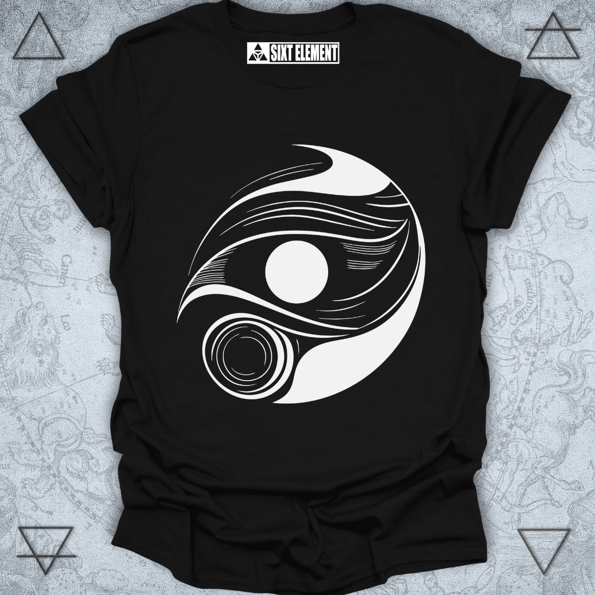 Mystic Open Eye – Abstract All-Seeing Symbol Premium Quality T-Shirt