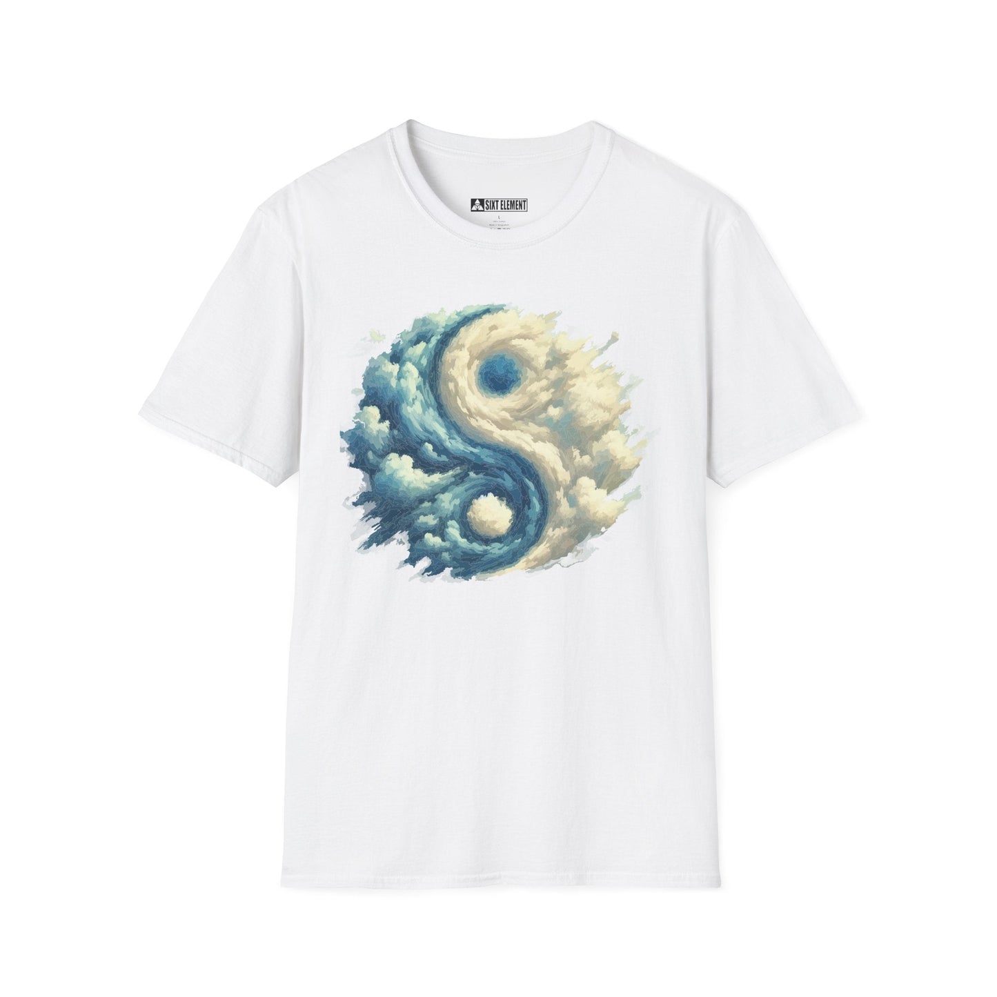 Clouds Yin-Yang Premium Quality T-Shirt Design