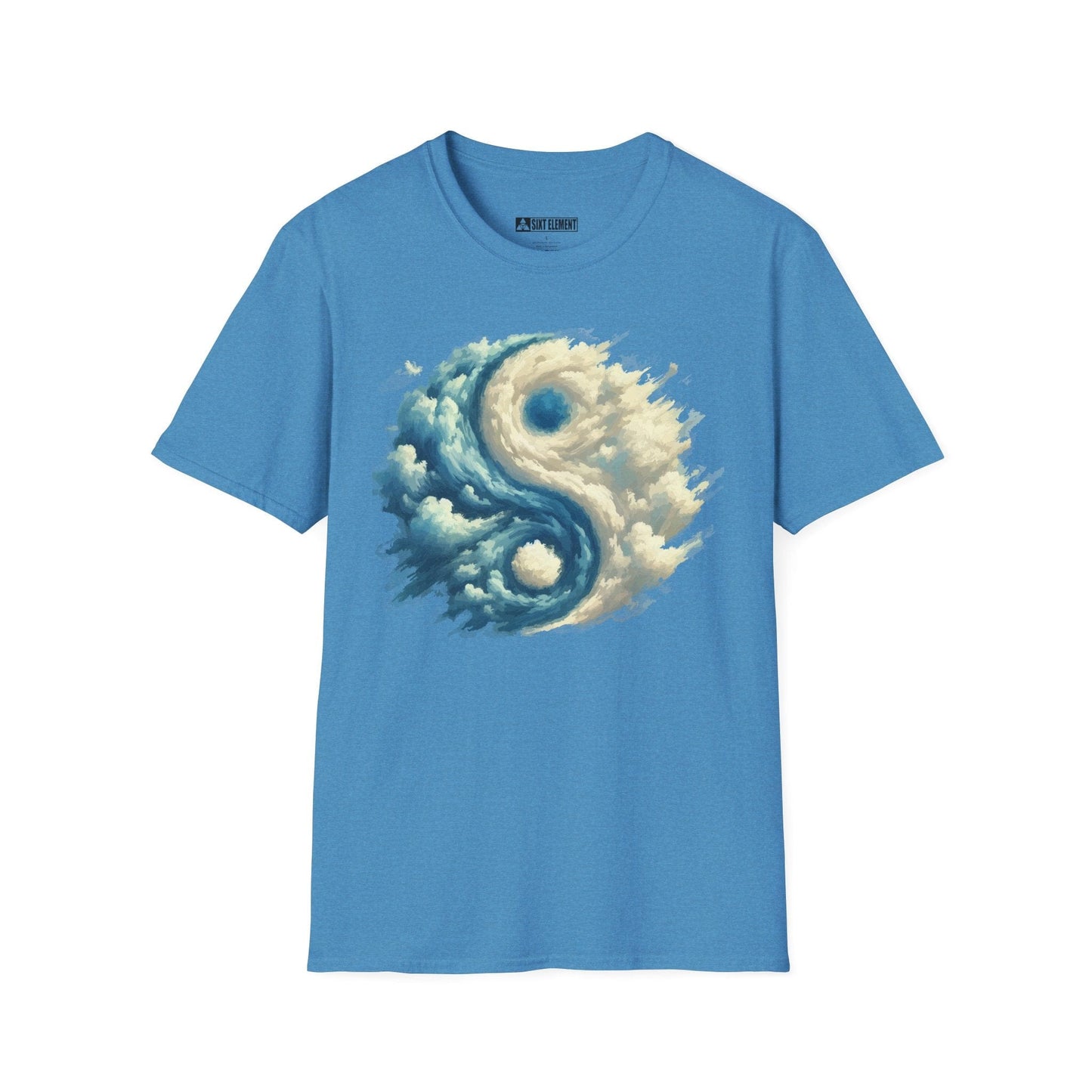 Clouds Yin-Yang Premium Quality T-Shirt Design