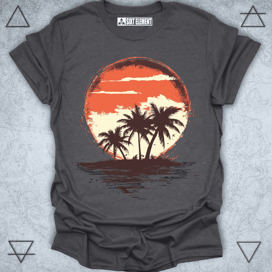 Tropical Solstice – Elemental Fire & Earth Premium Quality T-Shirt