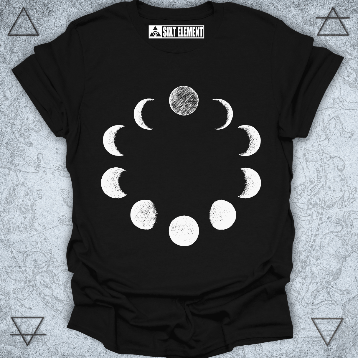 Moon Phases - Premium Quality T-Shirt