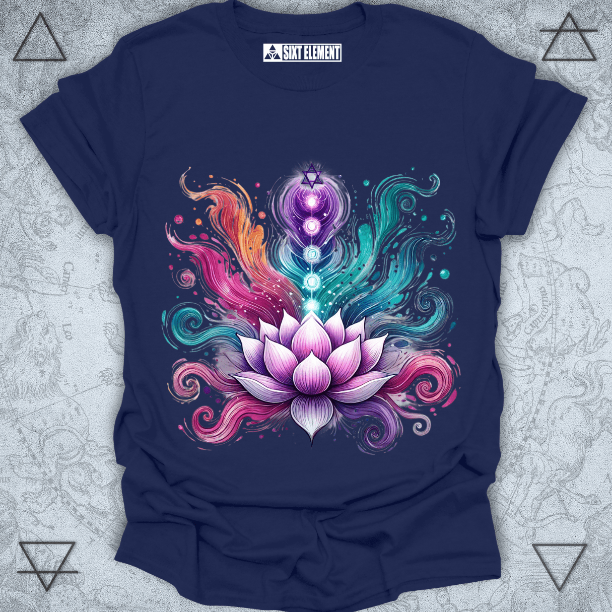 Crown Chakra Lotus Premium T-Shirt – Spiritual Energy & Awakening Design