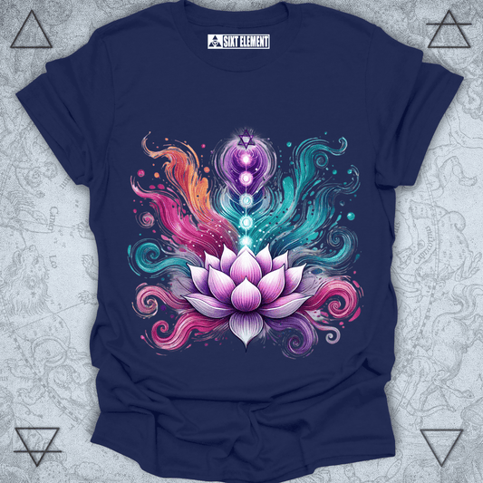 Crown Chakra Lotus Premium T-Shirt – Spiritual Energy & Awakening Design