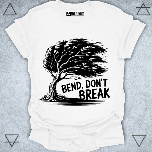 Bend Don't Break Windy Tree T-Shirt
